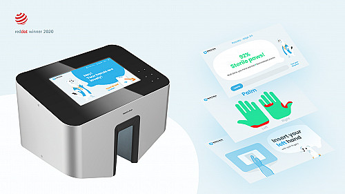 Red Dot Winning Design leert de wereld hoe de handen te wassen