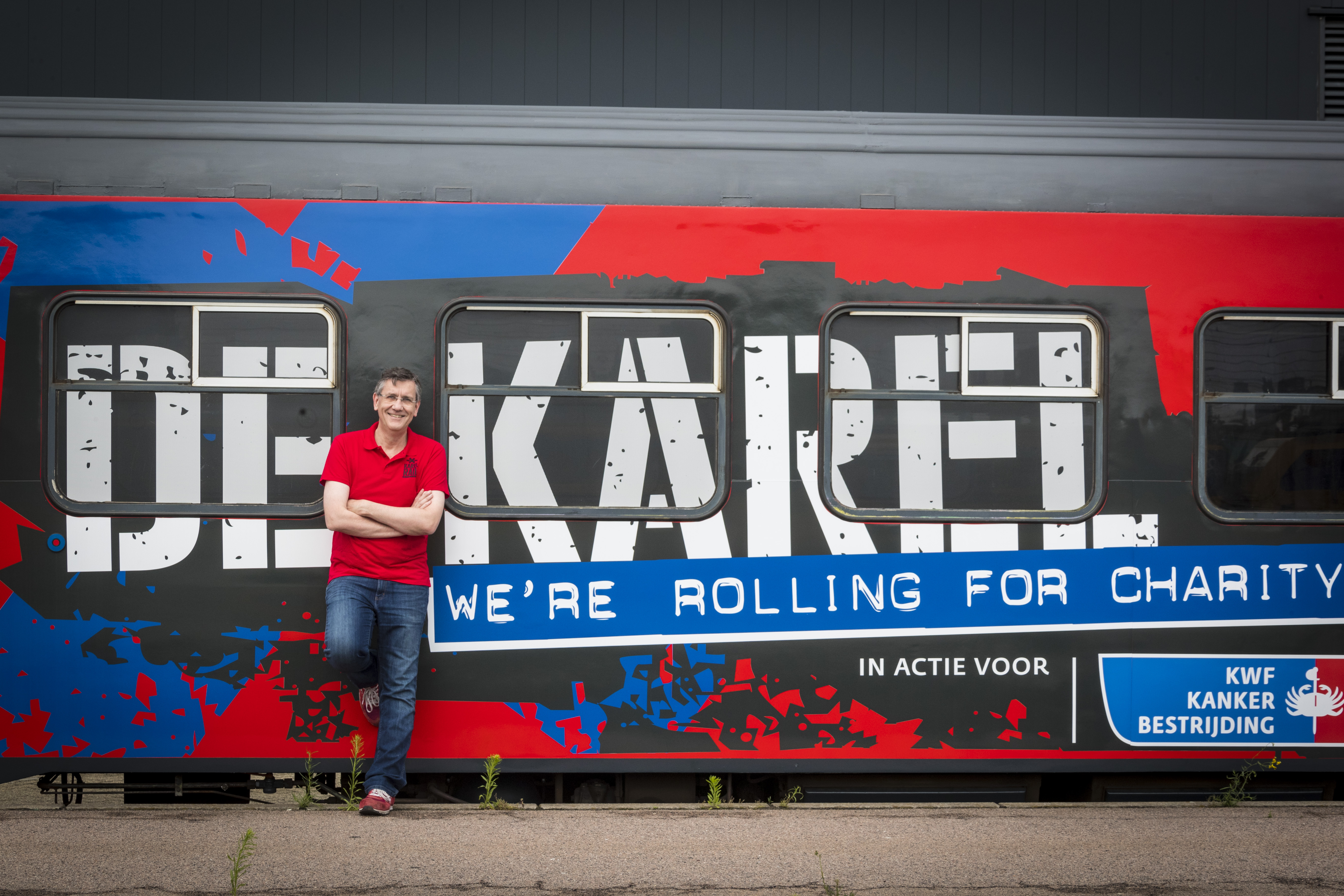 Rockende charitytrein De Karel gaat door Nederland