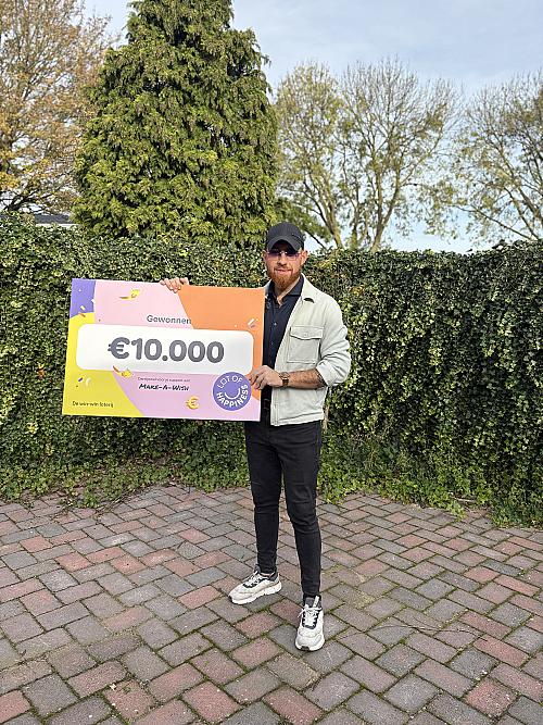 Ferdi uit Lathum wint €10.000 en steunt Make-A-Wish