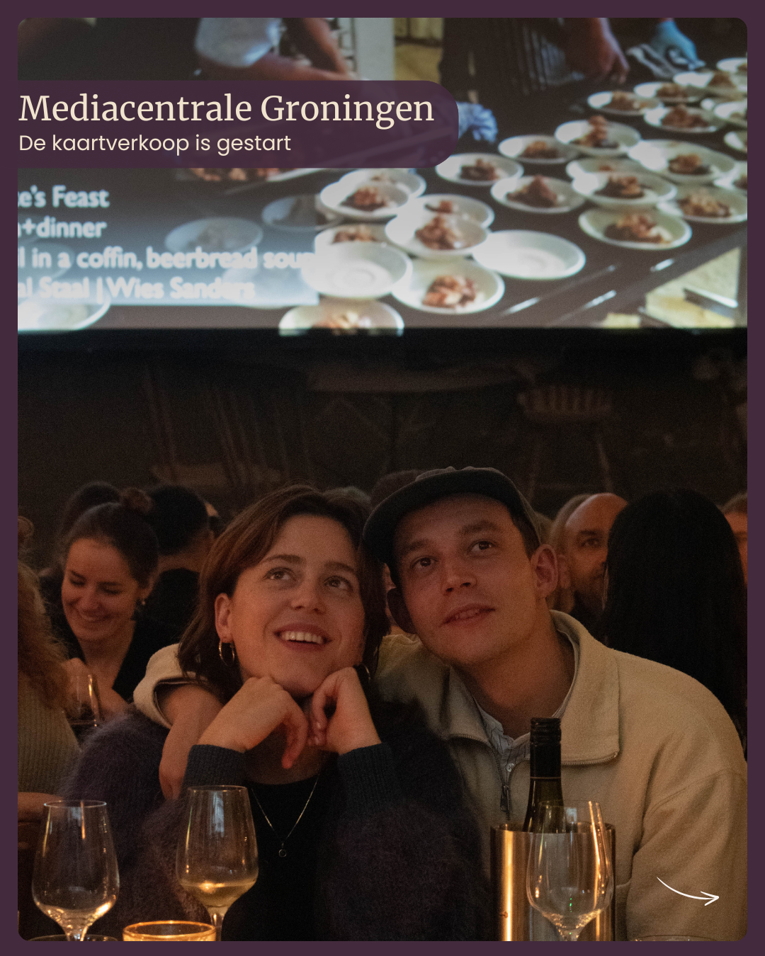 Cinema Culinair komt voor het eerst met events van film & diner (What You See is What You Eat) naar Groningen!