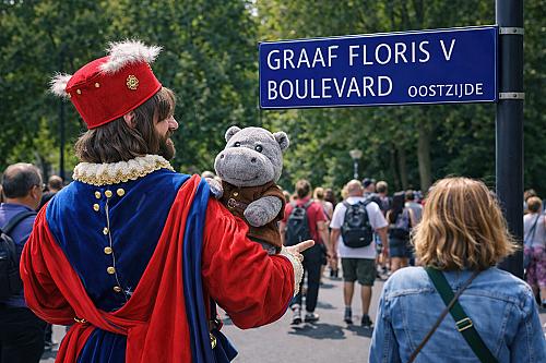 Graaf Floris V krijgt eigen boulevard op De Bazaar