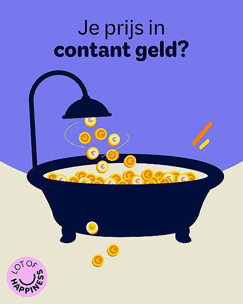 Goede doelenloterij keert geldprijzen ook contant uit