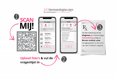 Nieuw: 247dermatologist, snel én simpel antwoord op al je huidvragen, direct van een dermatoloog.