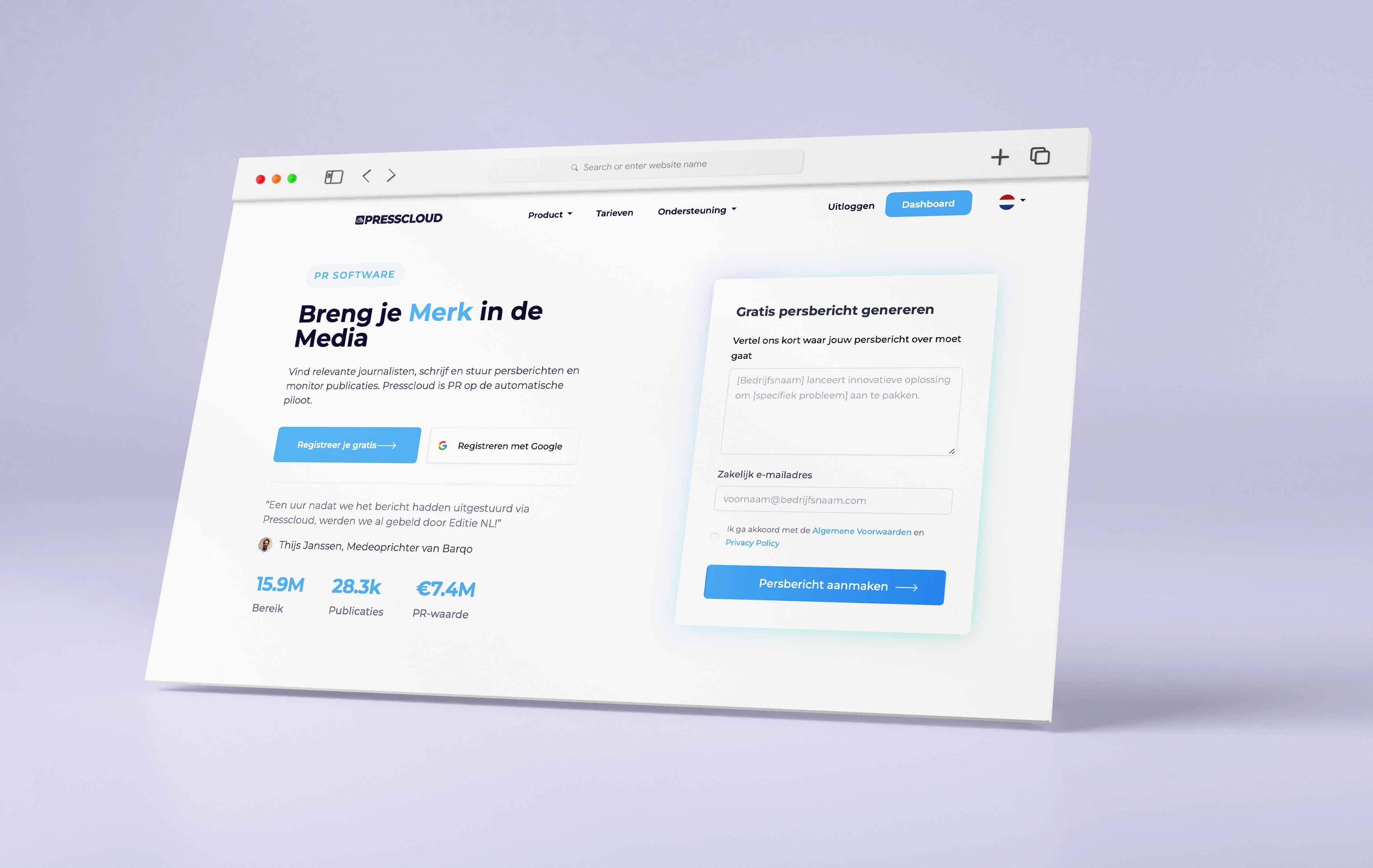 Presscloud lanceert AI generator voor persberichten en op maat gemaakte perslijsten