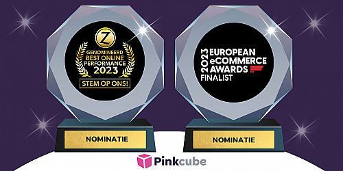 Pinkcube is genomineerd voor 2 awards!