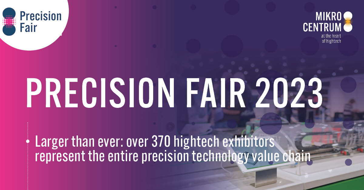 Precision Fair: 370 hightech exhibitors represent the entire precision technology value chain